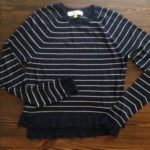 ❗️DONATING 8/31❗️Navy & white striped Loft sweater